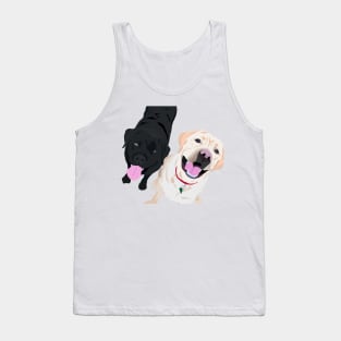 Black and Yellow lab Tank Top